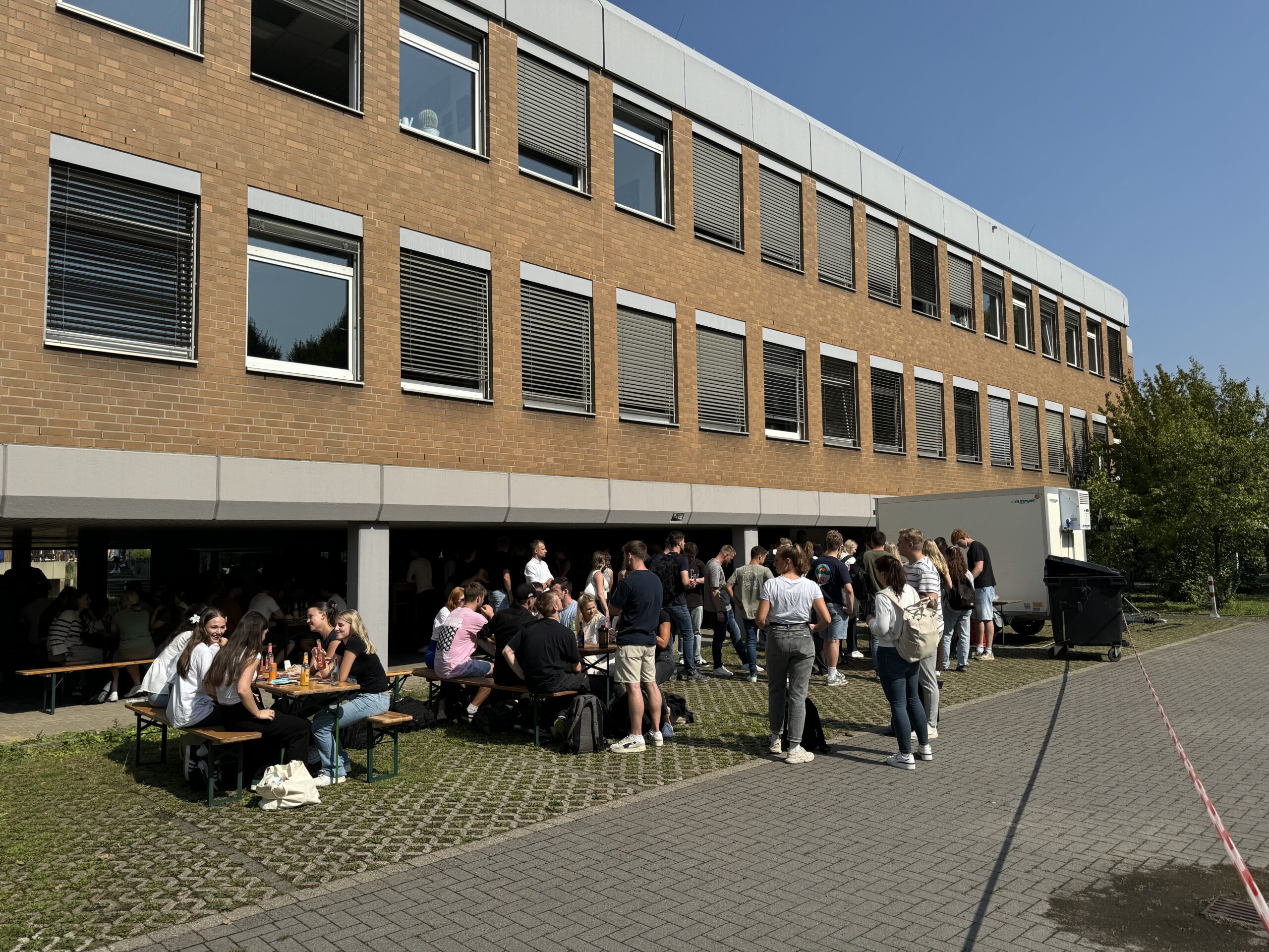 Foto von einer Gruppe von Studierenden